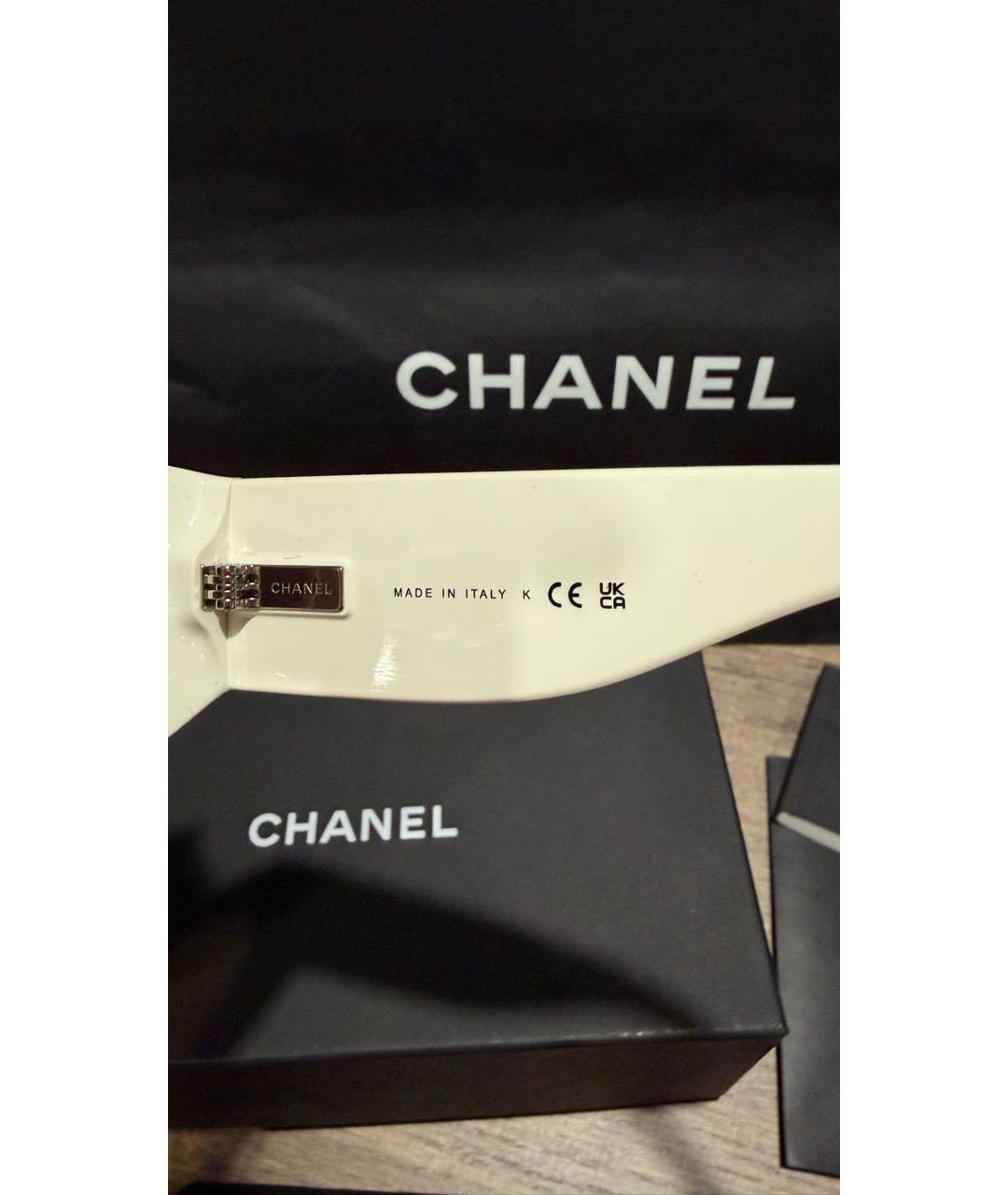 CHANEL Черные пластиковые солнцезащитные очки, фото 5