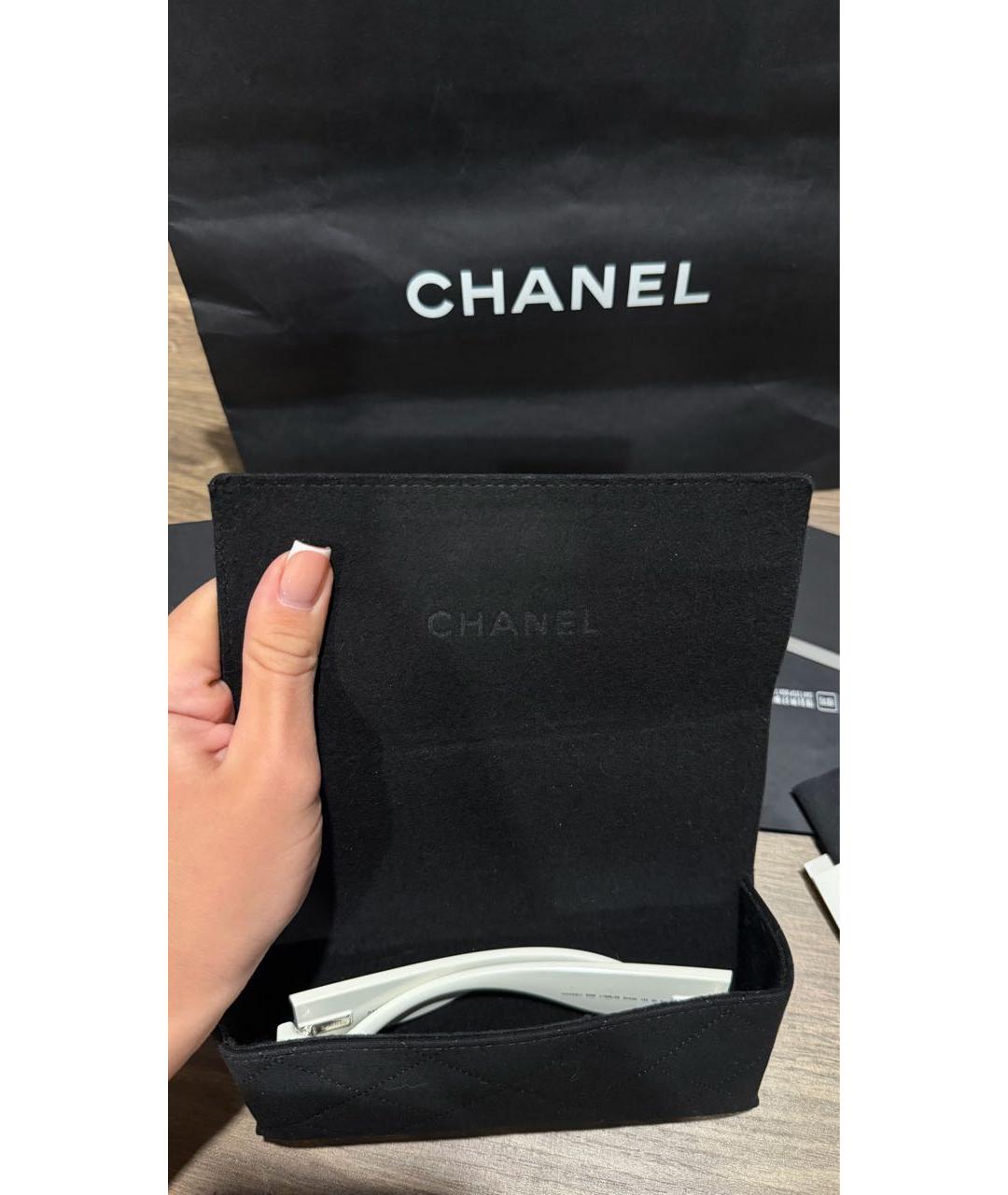 CHANEL Черные пластиковые солнцезащитные очки, фото 7