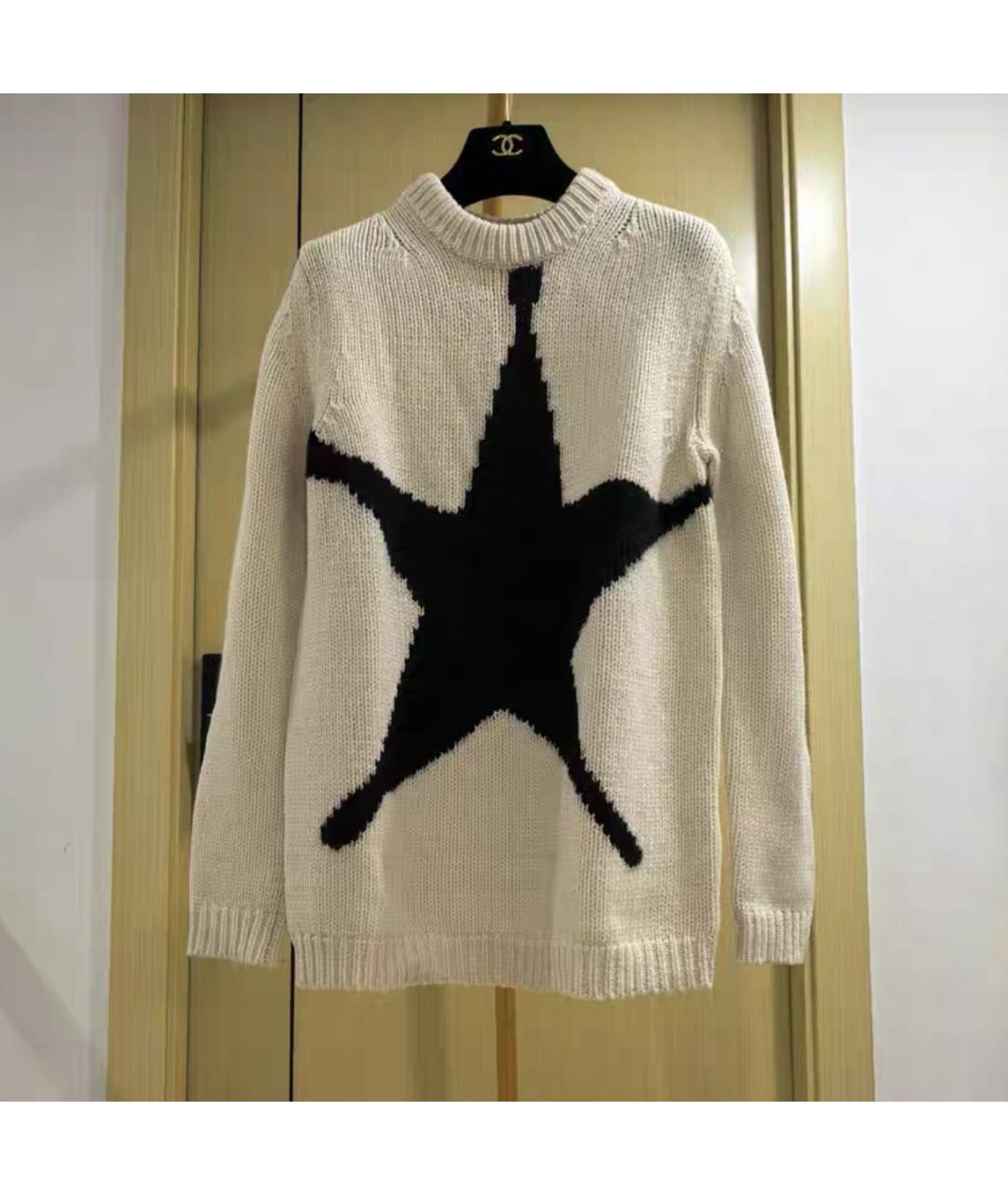 ACNE STUDIOS Бежевый шерстяной джемпер / свитер, фото 4