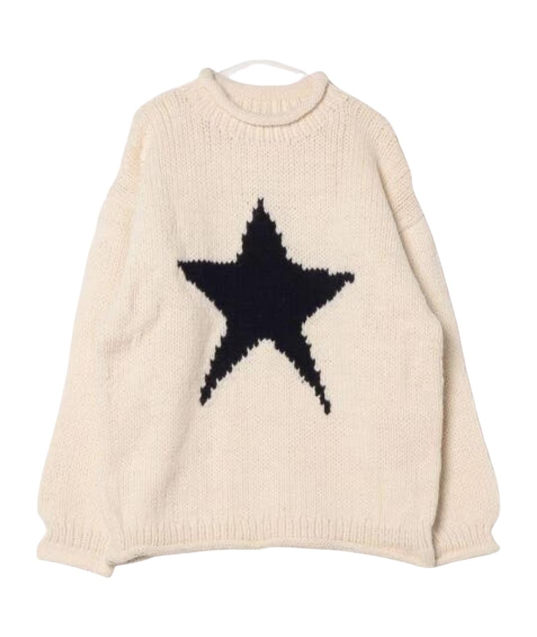 ACNE STUDIOS Бежевый шерстяной джемпер / свитер, фото 1