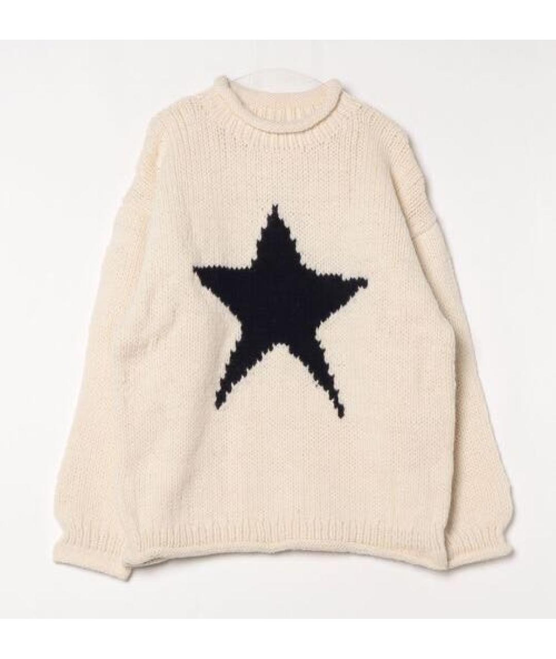 ACNE STUDIOS Бежевый шерстяной джемпер / свитер, фото 9