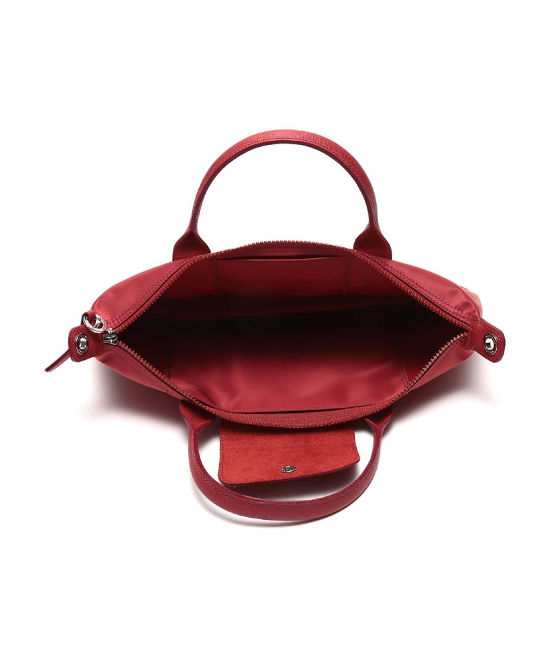 LONGCHAMP Красная тканевая сумка через плечо, фото 6