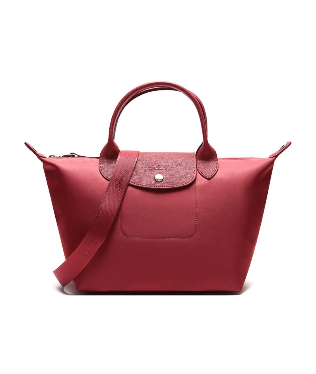 LONGCHAMP Красная тканевая сумка через плечо, фото 1