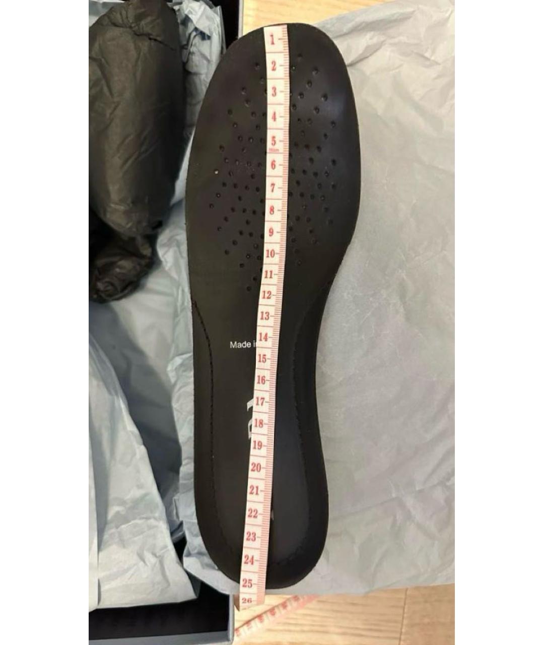 PRADA Черные кожаные ботинки, фото 8