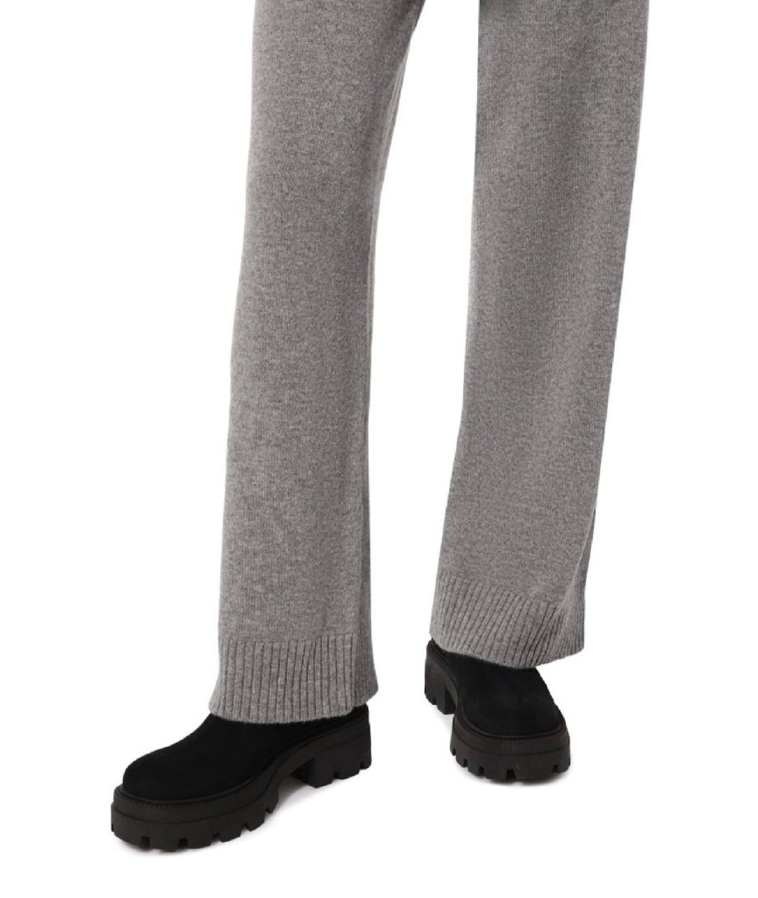 SERGIO ROSSI Черные кожаные ботильоны, фото 8