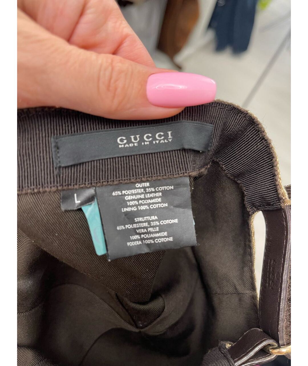 GUCCI Коричневая кепка, фото 3