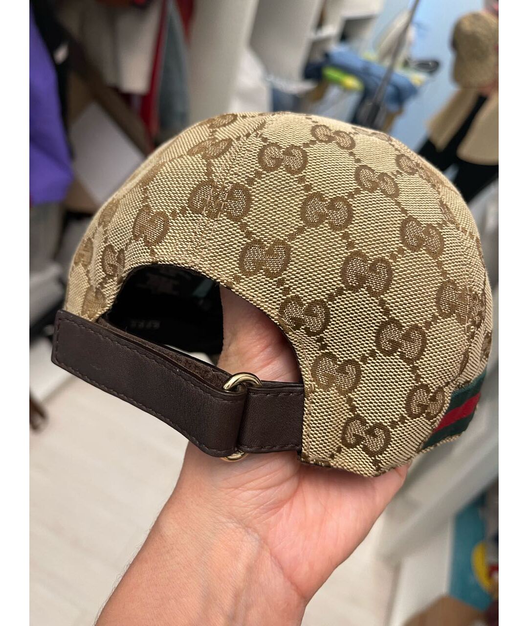 GUCCI Коричневая кепка, фото 4