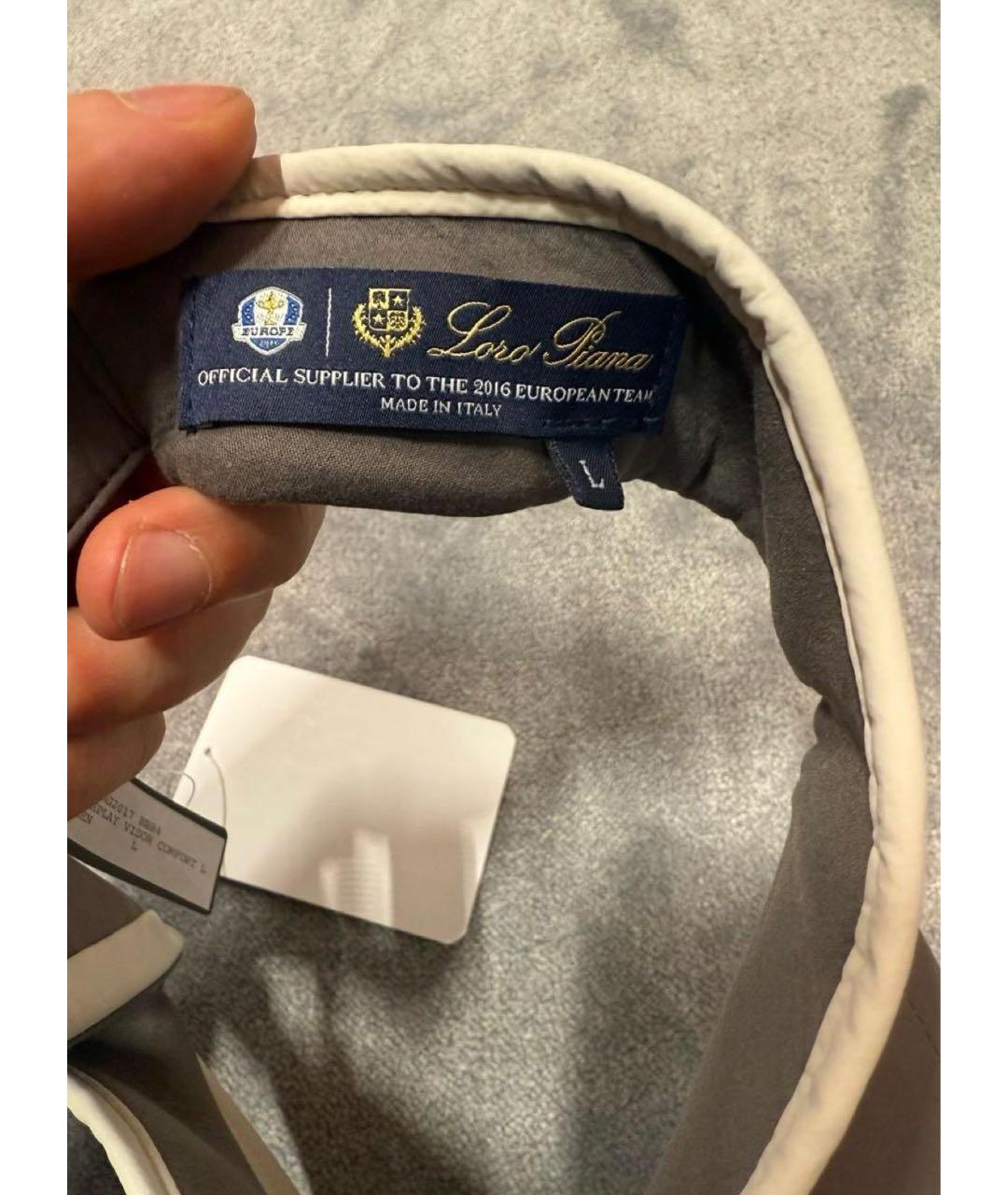 LORO PIANA Бежевая кепка, фото 5