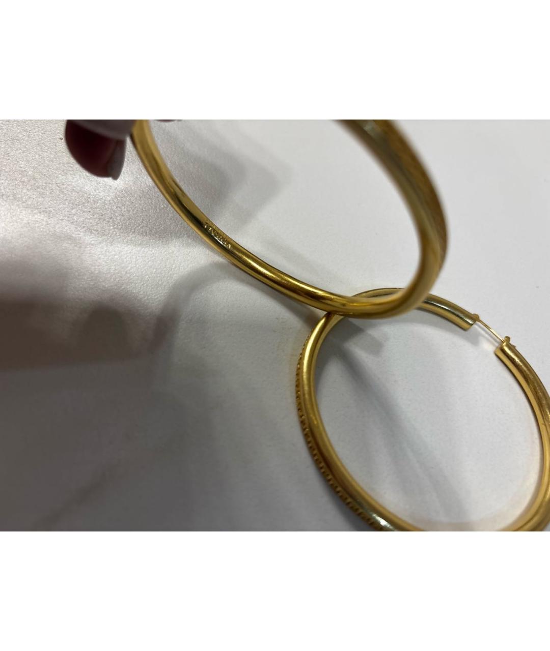 VERSACE Золотые позолоченные серьги, фото 2