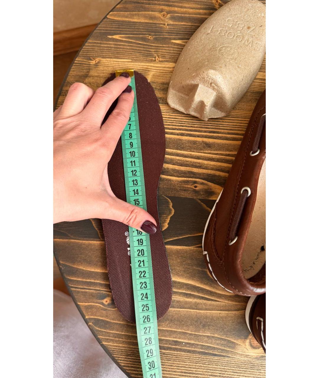 TIMBERLAND Коричневые кожаные лоферы, фото 7