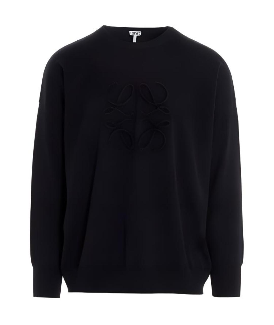 LOEWE Черный кашемировый джемпер / свитер, фото 1