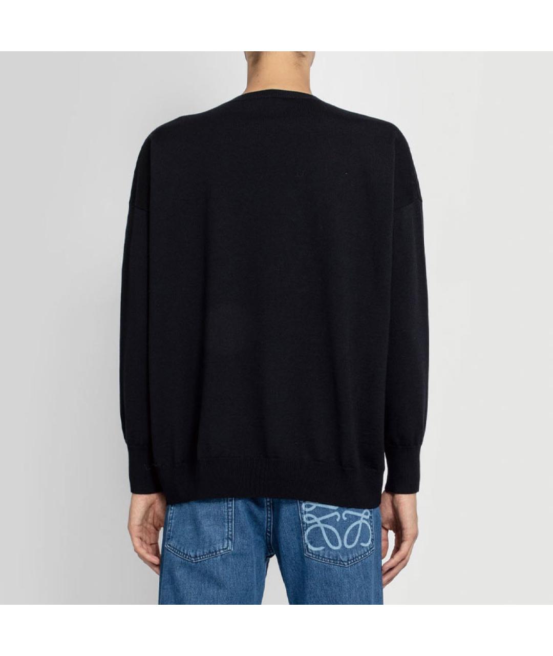 LOEWE Черный кашемировый джемпер / свитер, фото 4