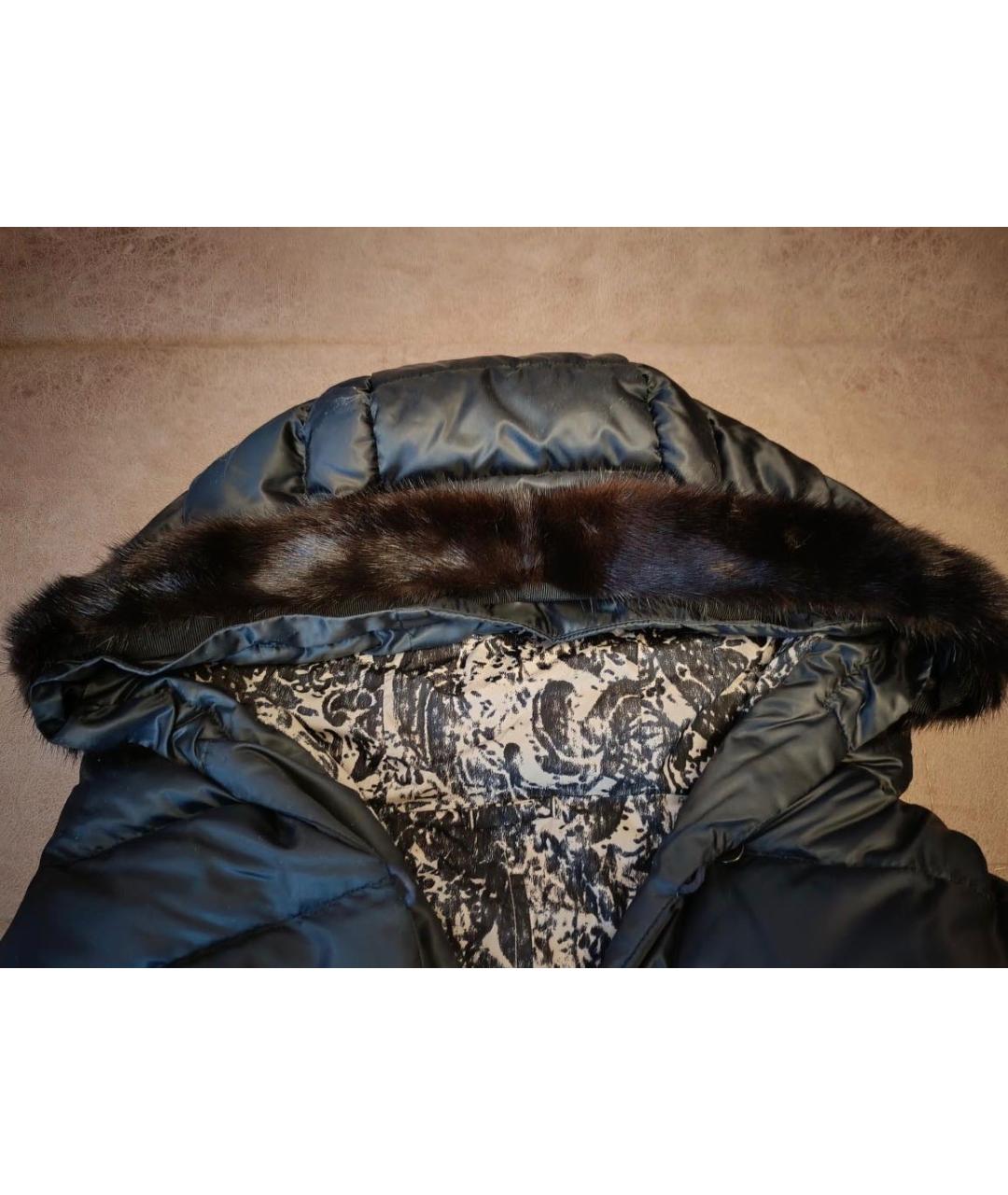 'S MAX MARA Антрацитовое атласное пальто, фото 4