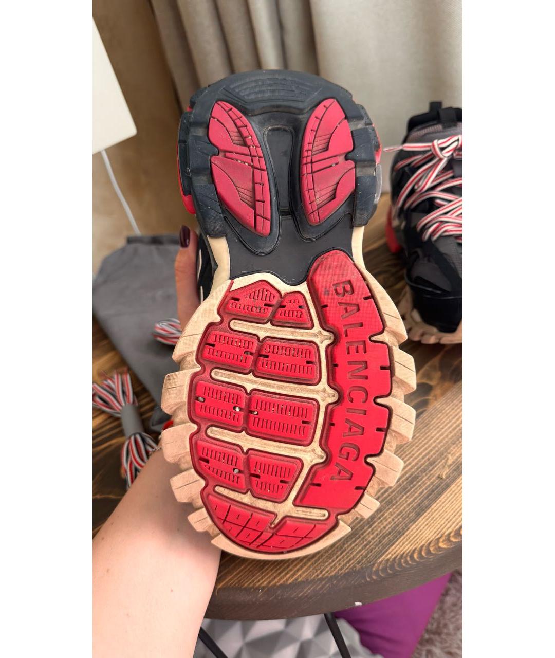 BALENCIAGA Мульти кожаные кроссовки, фото 6