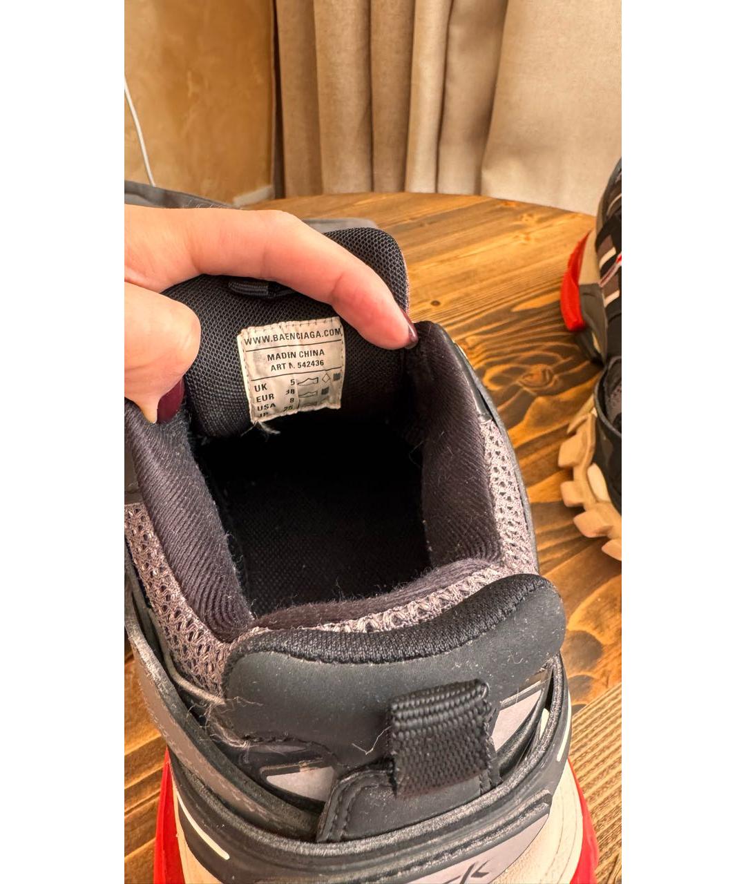 BALENCIAGA Мульти кожаные кроссовки, фото 7
