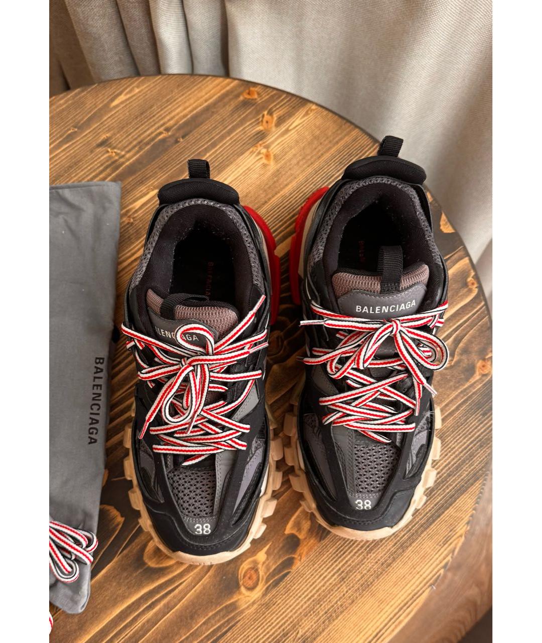 BALENCIAGA Мульти кожаные кроссовки, фото 3