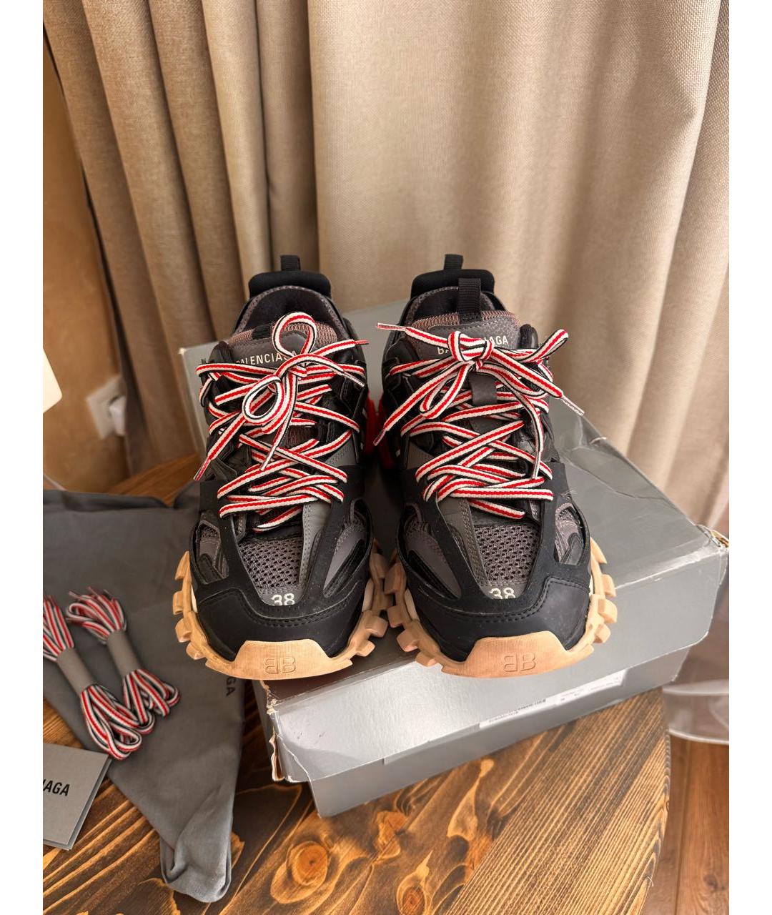 BALENCIAGA Мульти кожаные кроссовки, фото 2