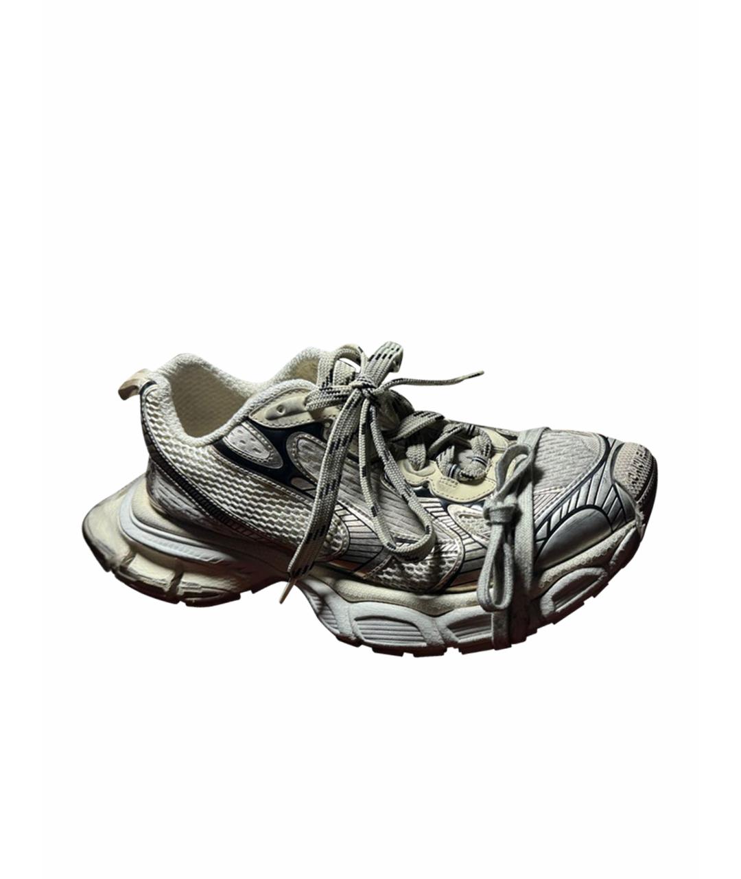 BALENCIAGA Серые низкие кроссовки / кеды, фото 1