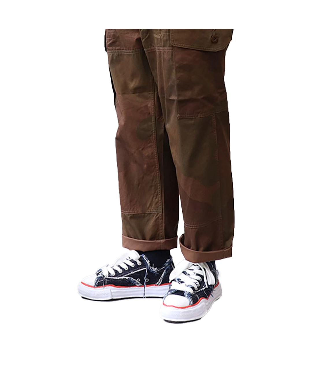 Mihara Yasuhiro Синие текстильные низкие кроссовки / кеды, фото 4