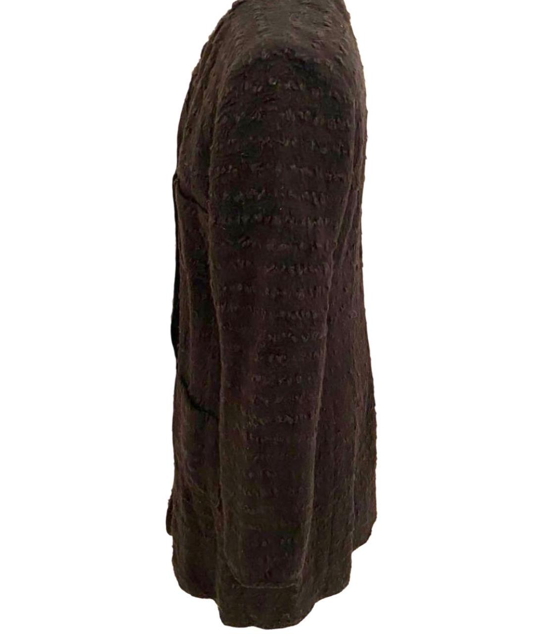 DOLCE&GABBANA Черное шерстяное пальто, фото 4