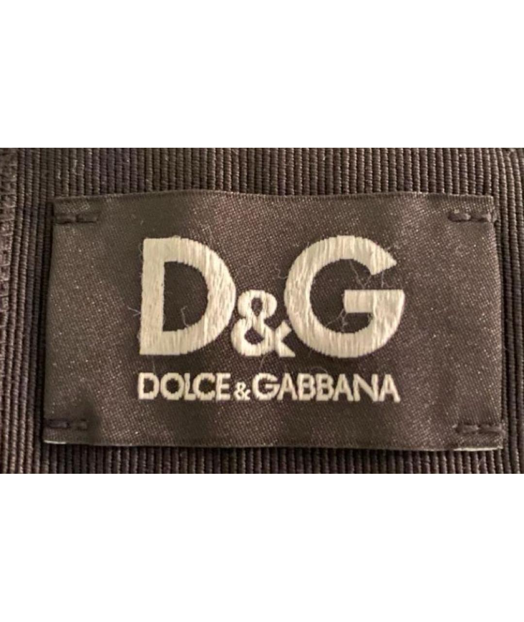 DOLCE&GABBANA Черное шерстяное пальто, фото 5