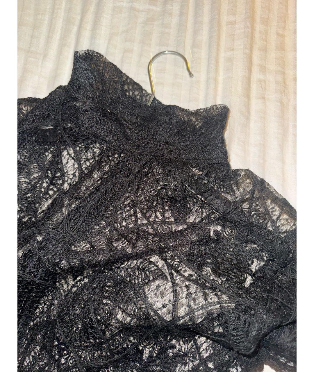 12 STOREEZ Черная полиэстеровая блузы, фото 3