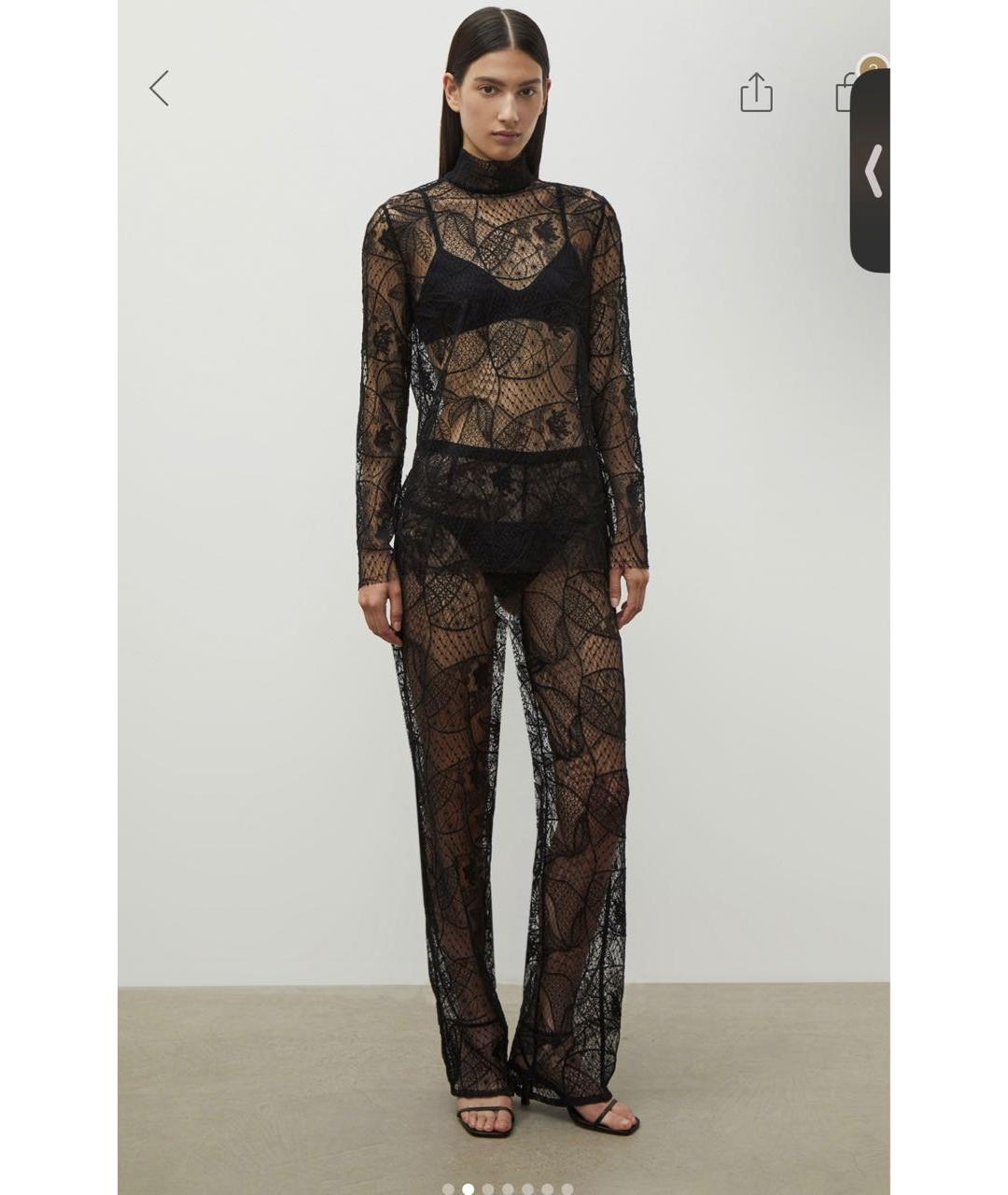 12 STOREEZ Черная полиэстеровая блузы, фото 6