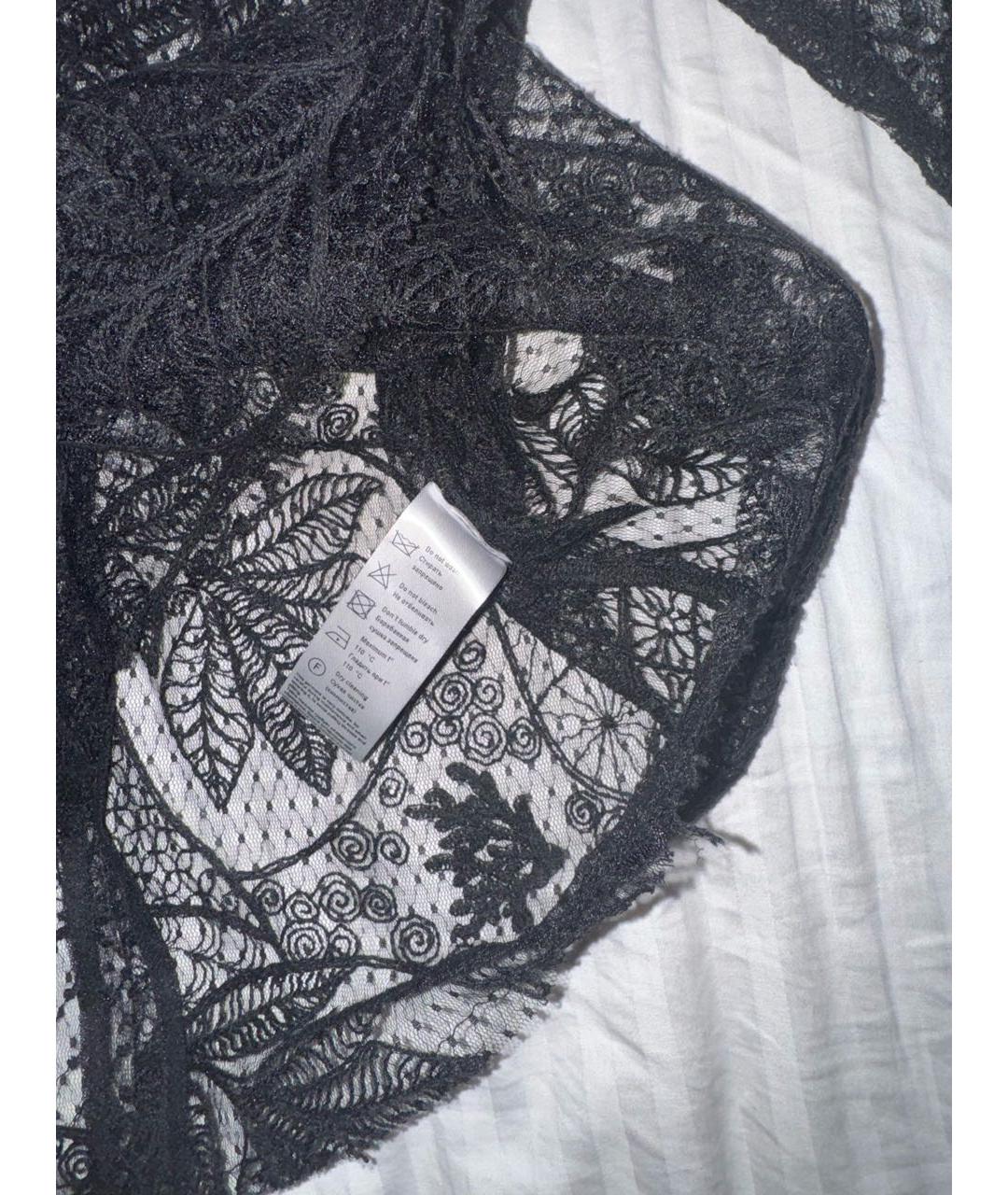 12 STOREEZ Черная полиэстеровая блузы, фото 4