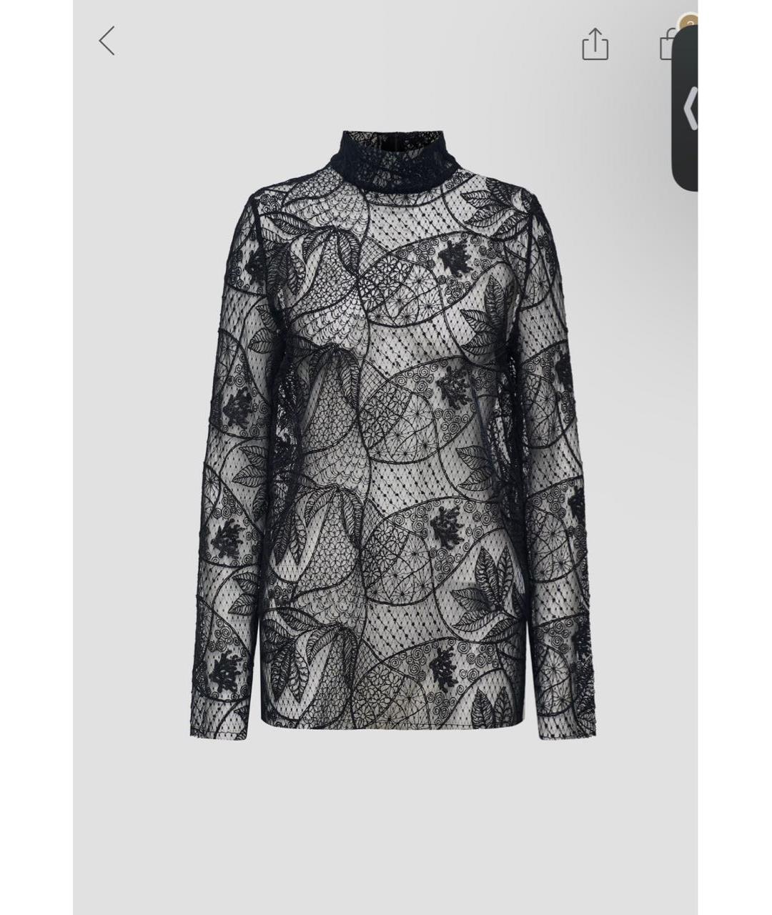 12 STOREEZ Черная полиэстеровая блузы, фото 9