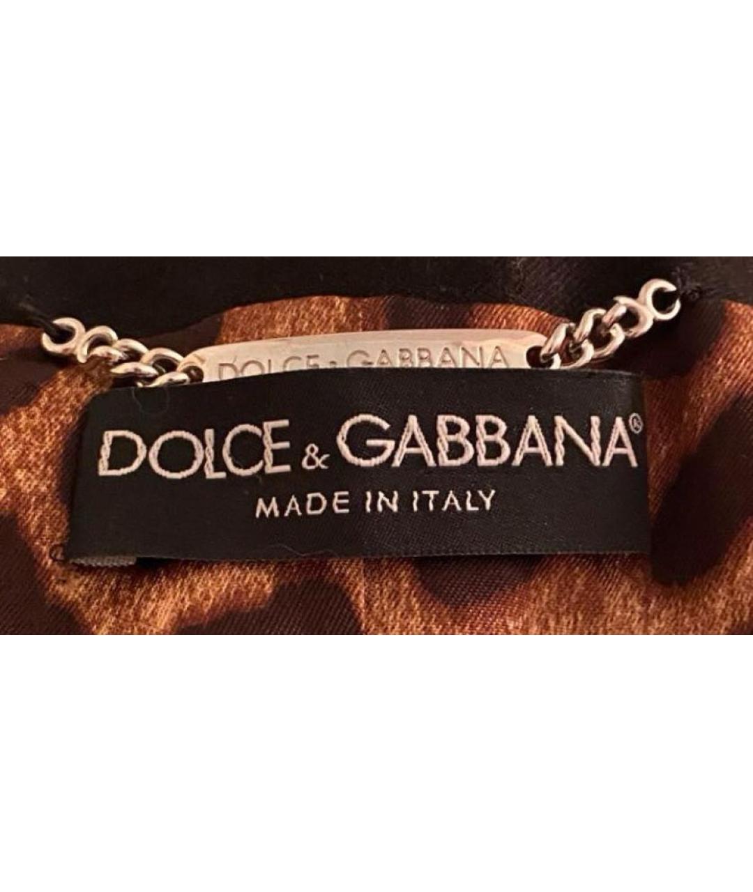 DOLCE&GABBANA Черное шерстяное пальто, фото 6