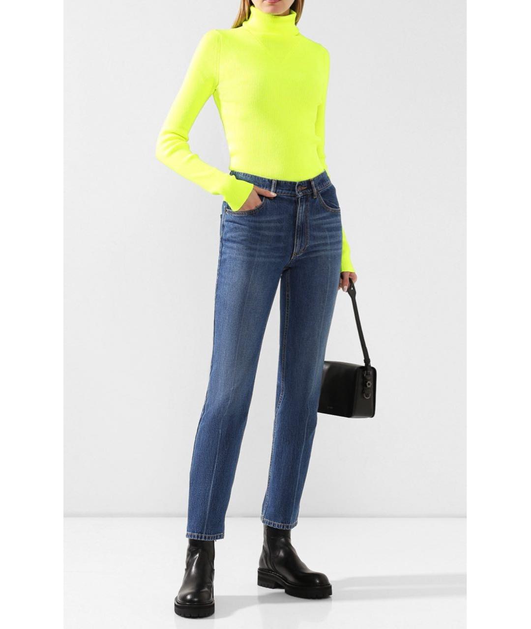 MSGM Желтая полиэстеровая водолазка, фото 2