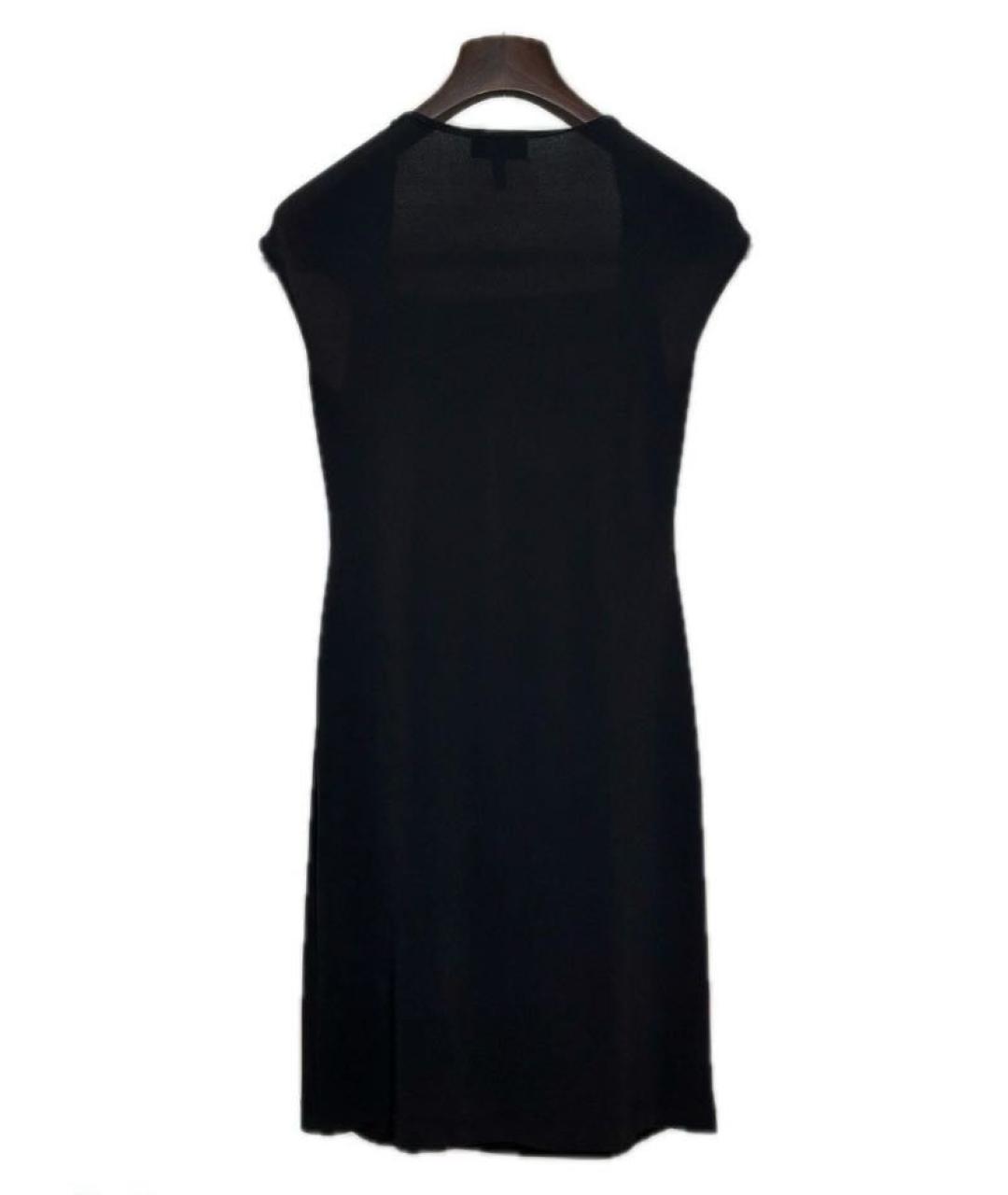 ARMANI JEANS Черное синтетическое повседневное платье, фото 2