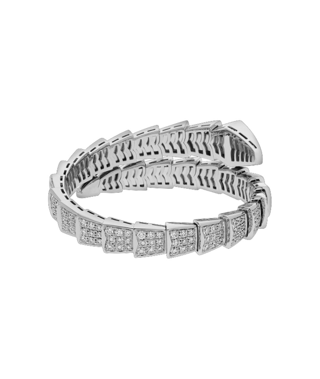 BVLGARI Серебрянный браслет из белого золота, фото 2