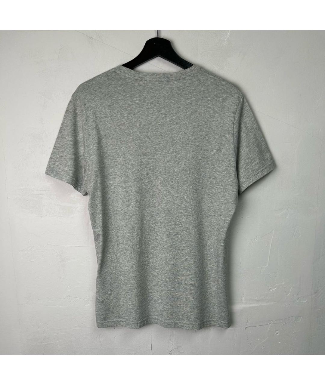 VIVIENNE WESTWOOD Серая хлопковая футболка, фото 4