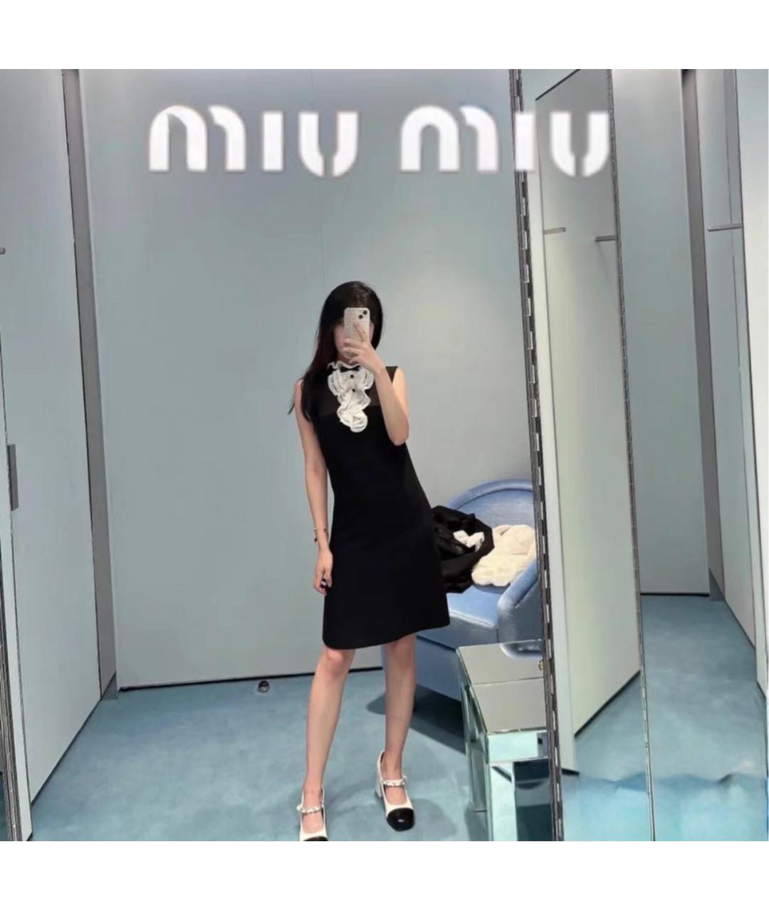 MIU MIU Черное вечернее платье, фото 8