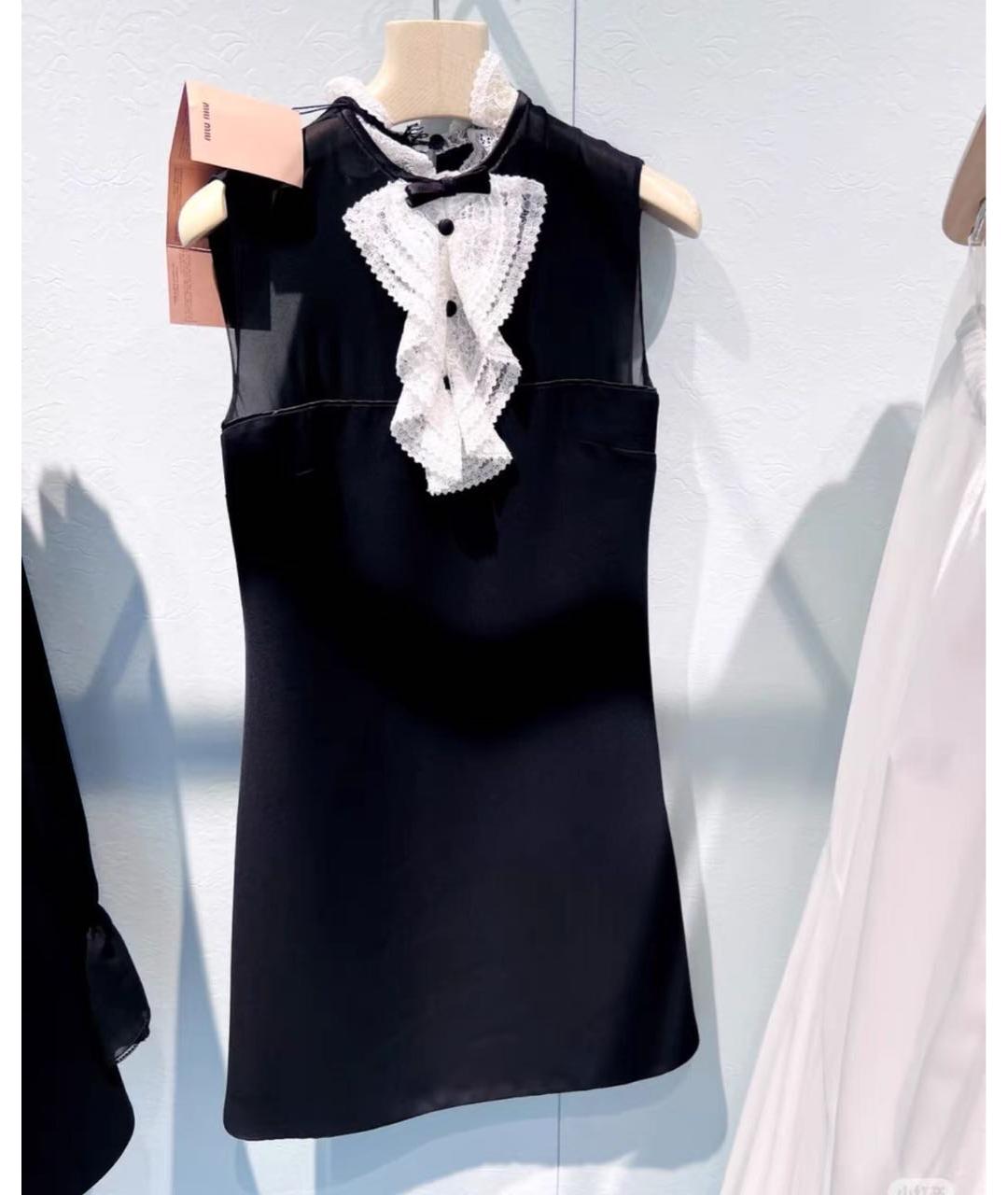 MIU MIU Черное вечернее платье, фото 4