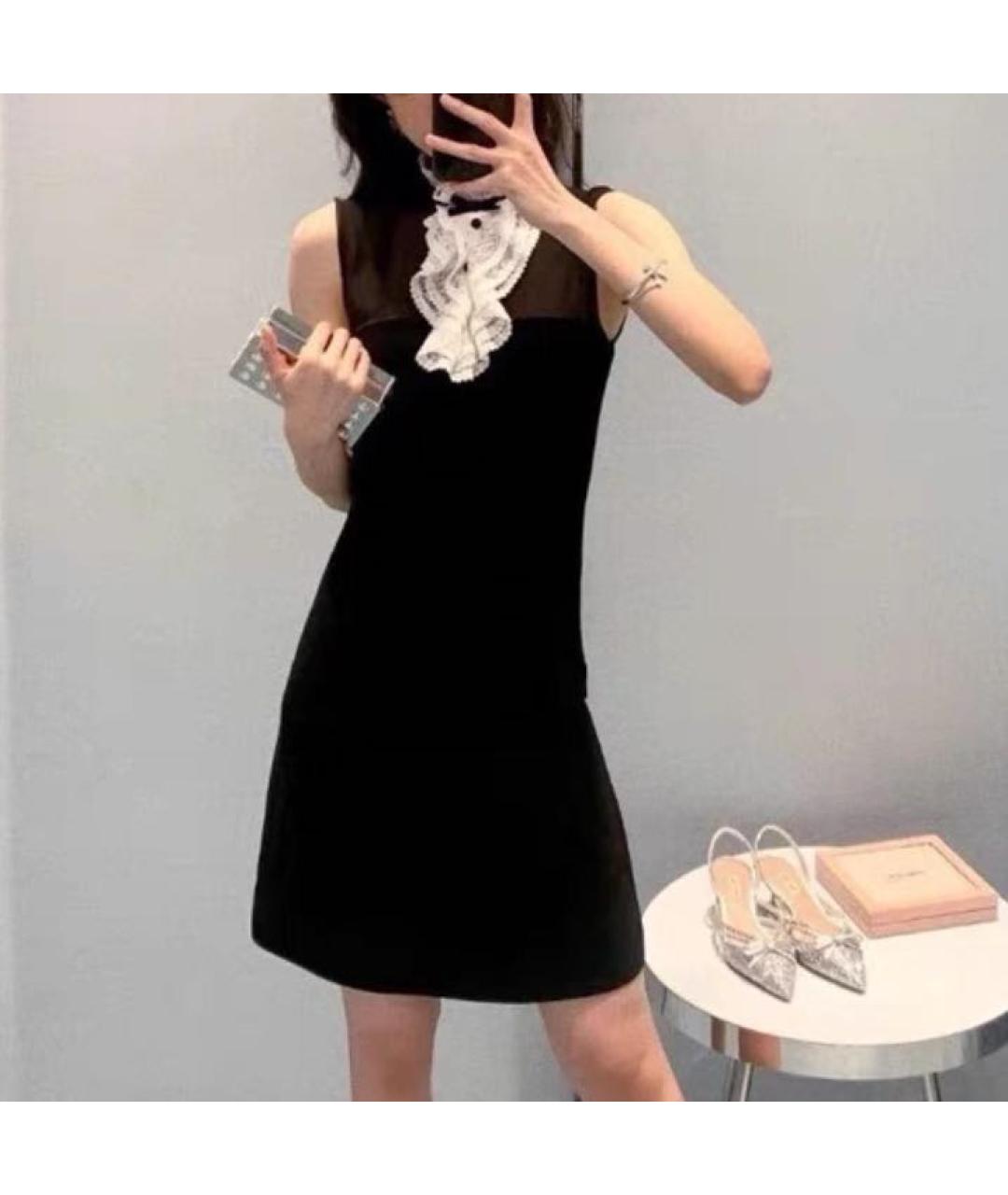 MIU MIU Черное вечернее платье, фото 5