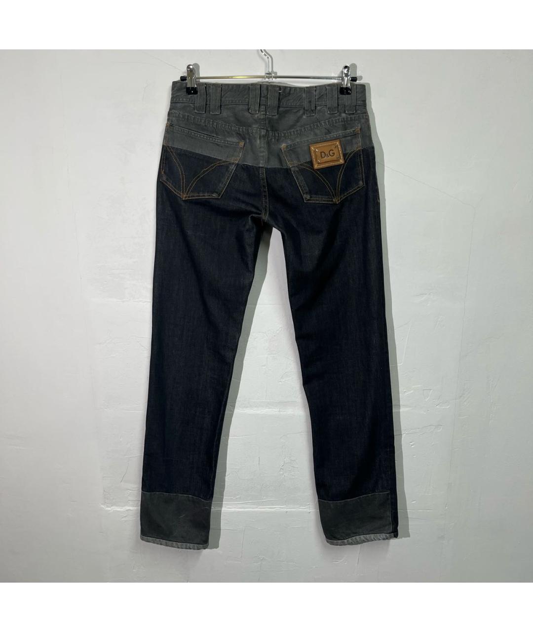 DOLCE&GABBANA Серые хлопковые джинсы, фото 9