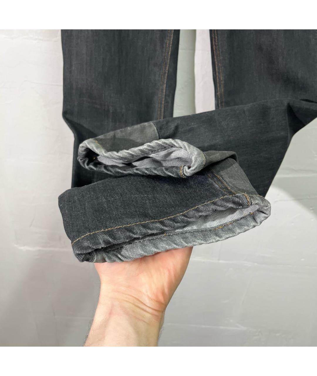 DOLCE&GABBANA Серые хлопковые джинсы, фото 6