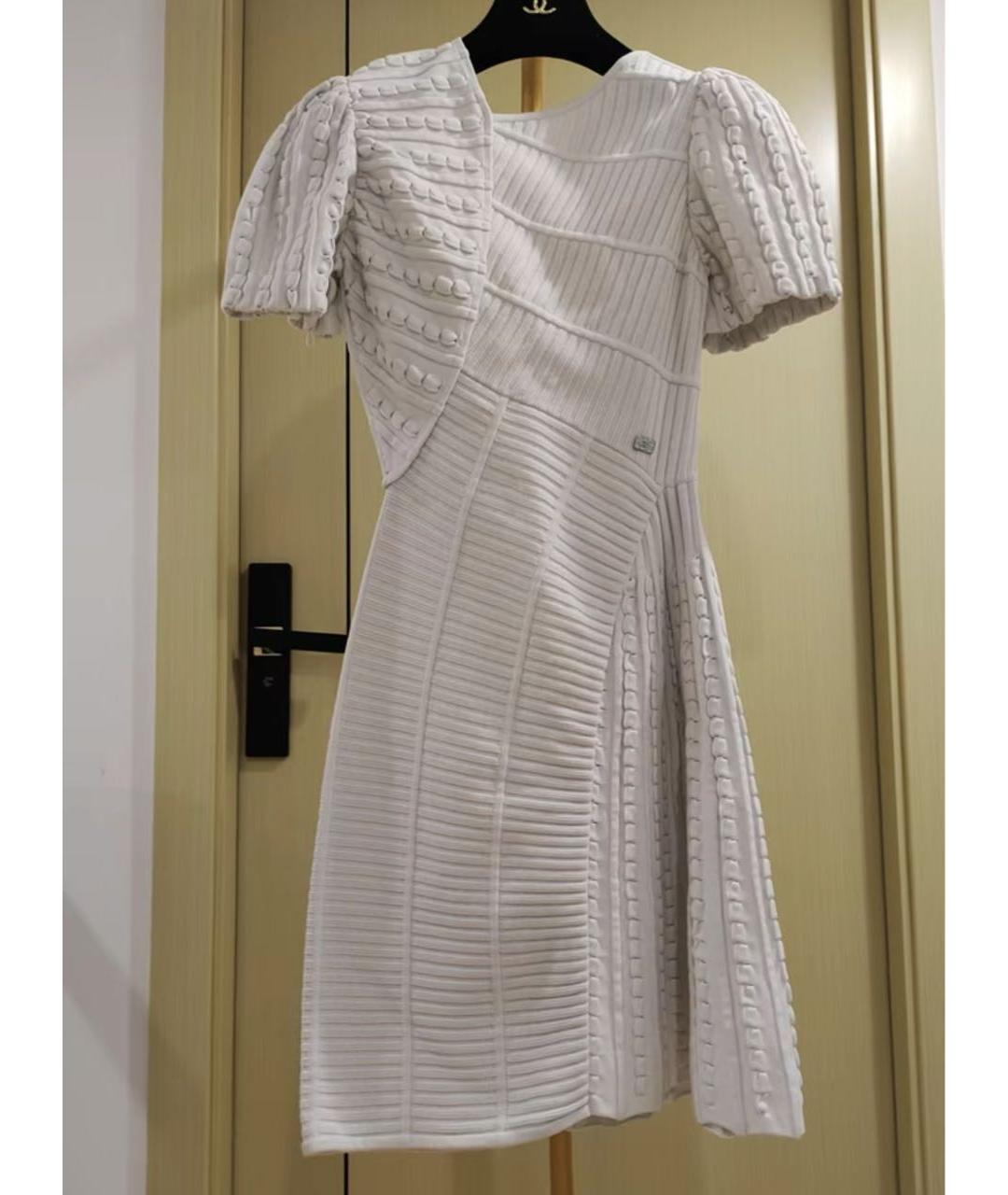 CHANEL Серое коктейльное платье, фото 7