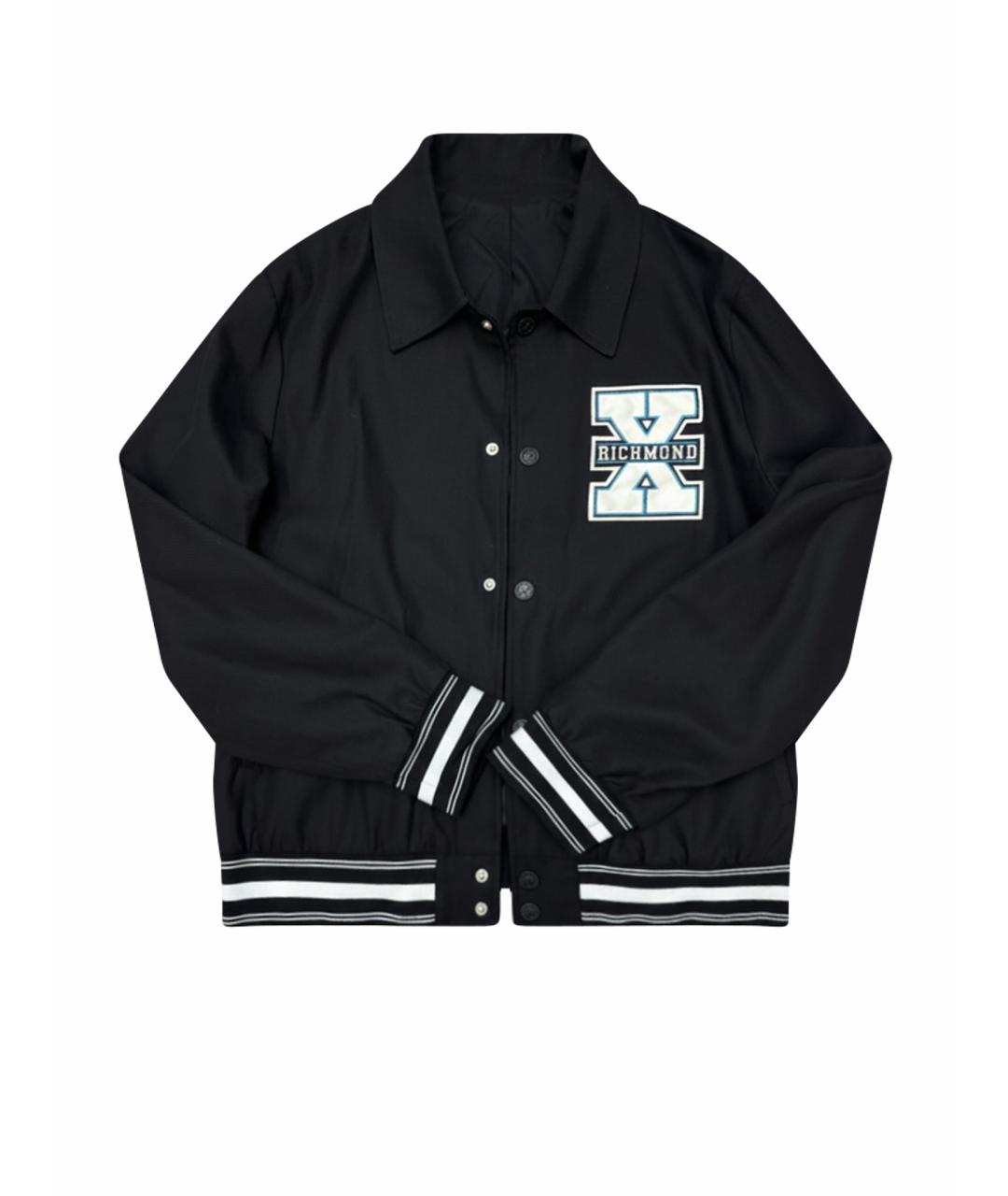 JOHN RICHMOND Черная хлопковая куртка, фото 1