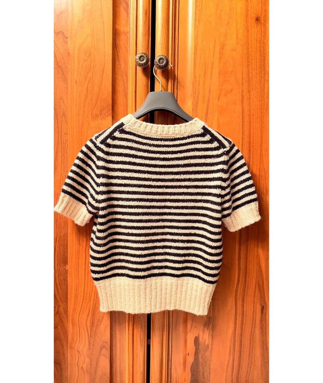 CHRISTIAN DIOR Бежевый хлопковый джемпер / свитер, фото 2