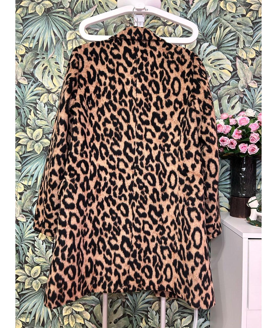 JOHN RICHMOND Коричневое полиэстеровое пальто, фото 2