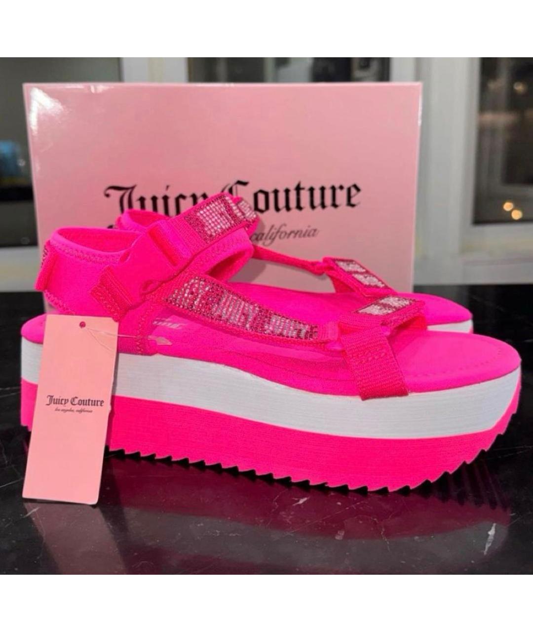 JUICY COUTURE Розовые босоножки, фото 6