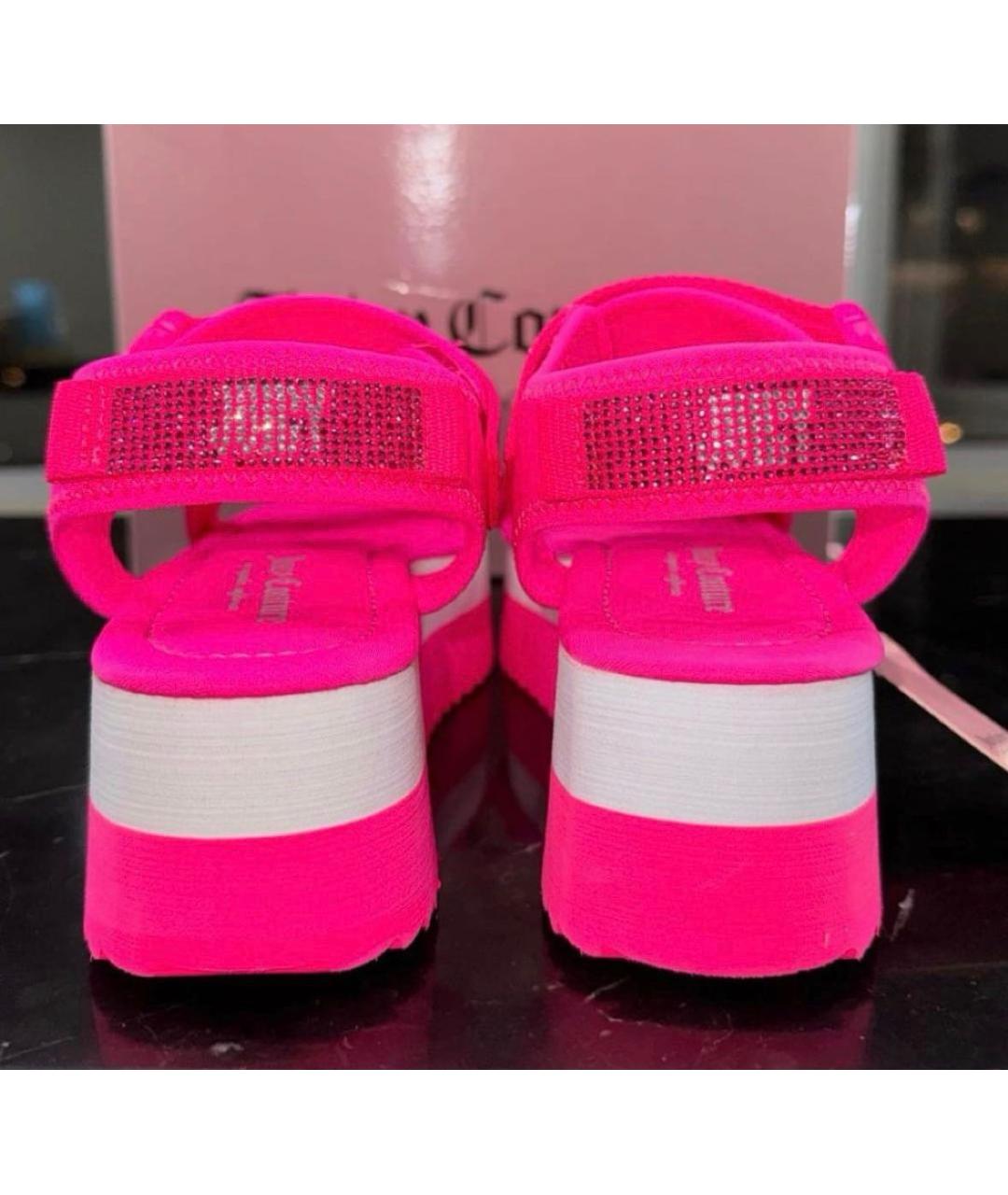 JUICY COUTURE Розовые босоножки, фото 4