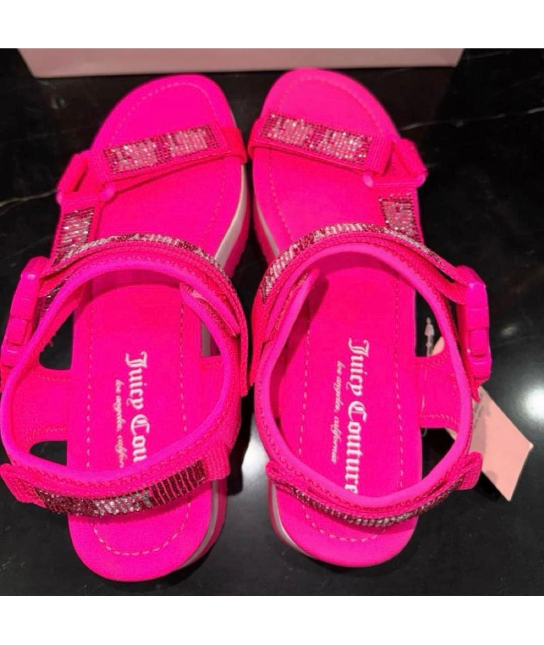 JUICY COUTURE Розовые босоножки, фото 3