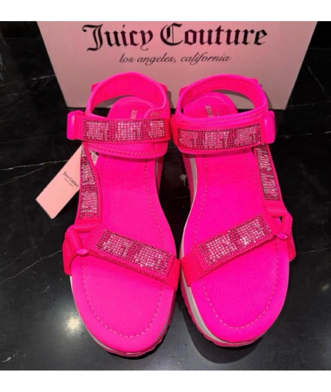 JUICY COUTURE Розовые босоножки, фото 2