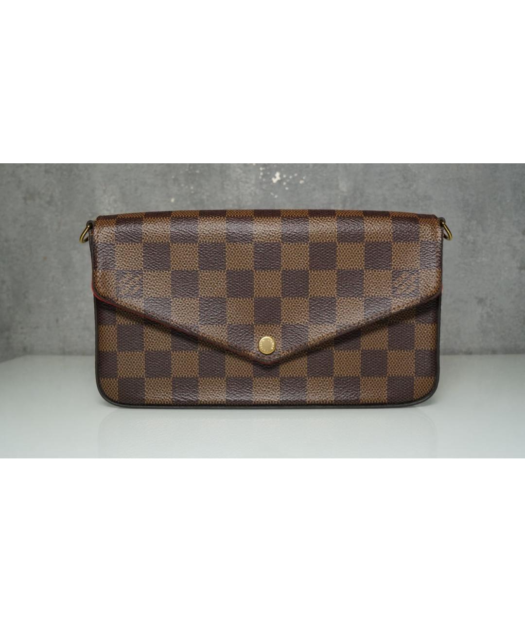 LOUIS VUITTON Коричневая сумка через плечо, фото 2