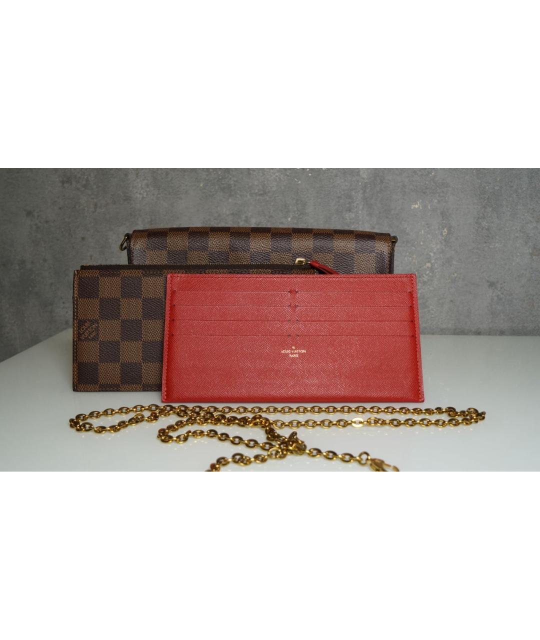 LOUIS VUITTON Коричневая сумка через плечо, фото 5