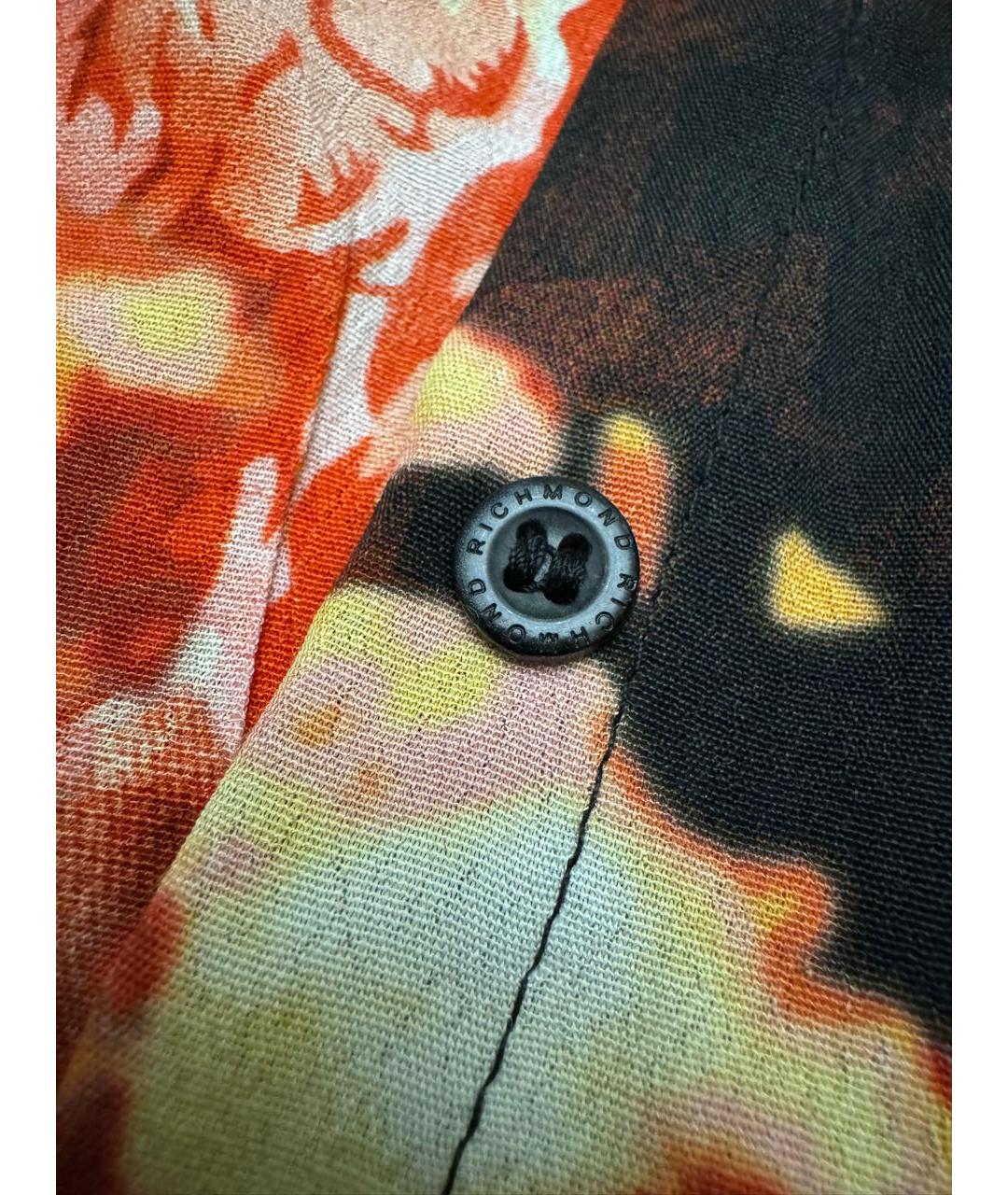 JOHN RICHMOND Бордовое вискозное повседневное платье, фото 4